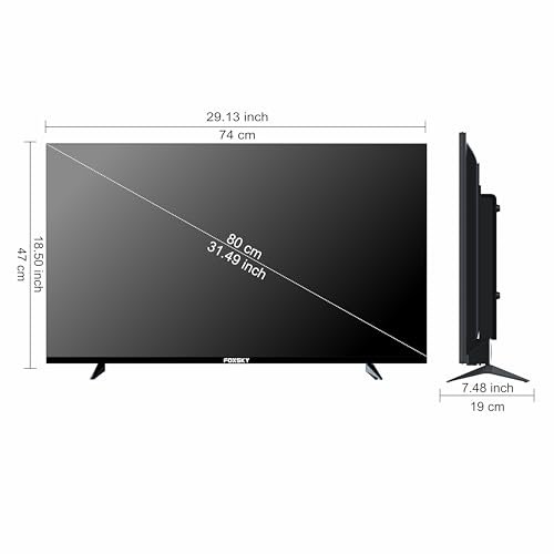 Foxsky 80 cm (32 inches) HD Ready Smart LED TV 32FS-VS (Black) - Image 7