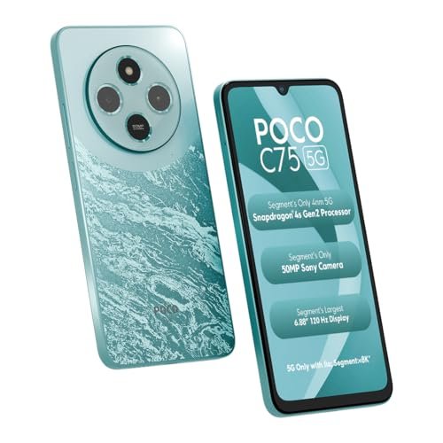 POCO C75 5G, Aqua Bliss (4GB, 64GB) - Image 11