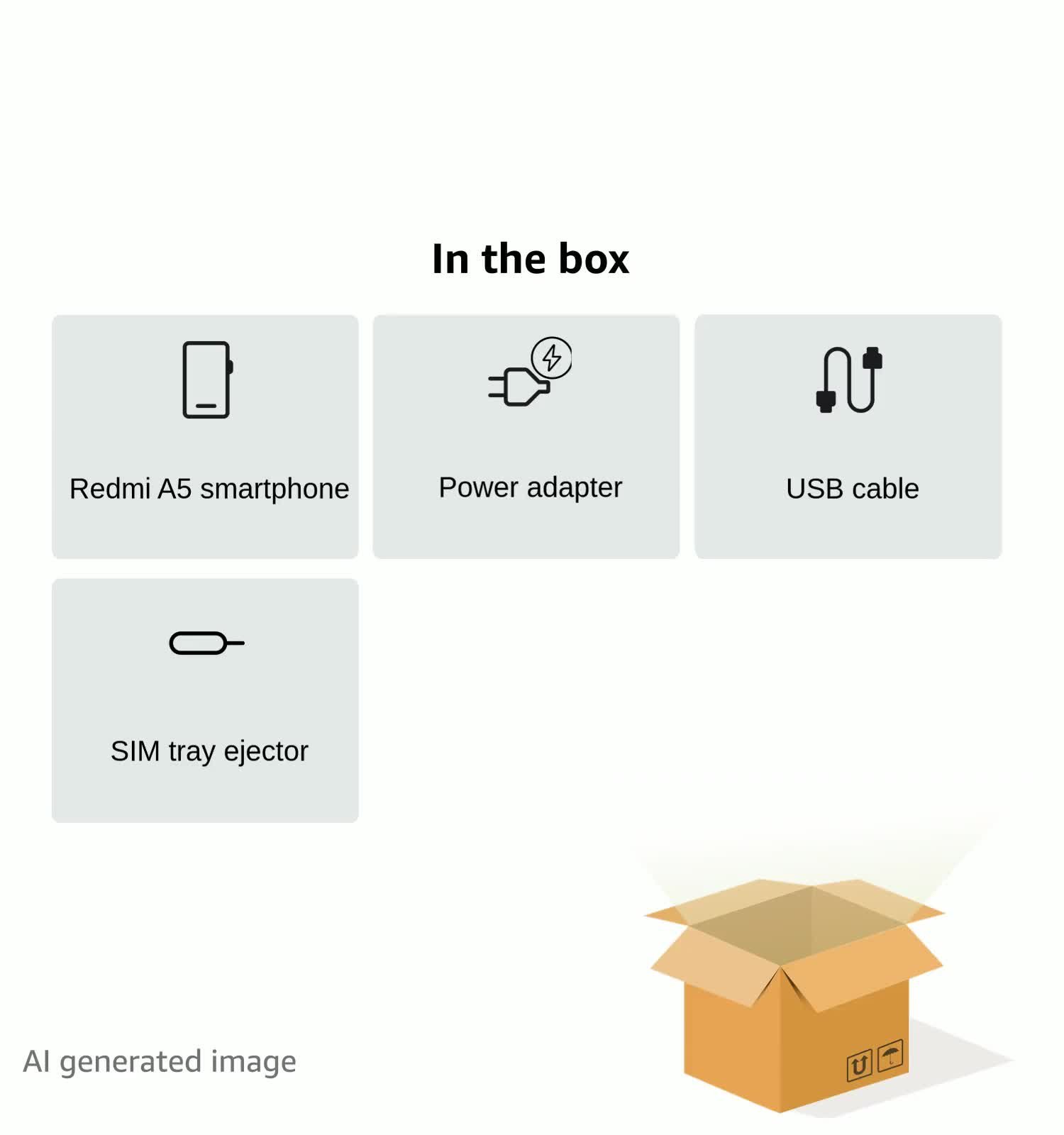 Redmi A5 Jaisalmer Gold (4GB RAM 128GB Storage) | Royale Design | Segment's Largest 17.47cm(6.88) and Smoothest 120Hz Display | 5200mAh Large Battery | Expandable Storage up to 2TB - Image 2