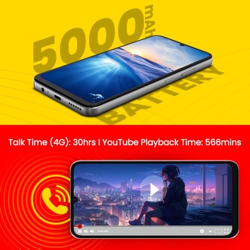 Lava O3 (Glossy White, 3 GB RAM, 64 GB Storage) | Biggest 6.75" HD+ Display | 13MP AI Dual Rear Camera | 5000 mAh Battery | Secure Face Unlock | Fingerprint Reader | Charger & Phone-Cover in Box - Image 8