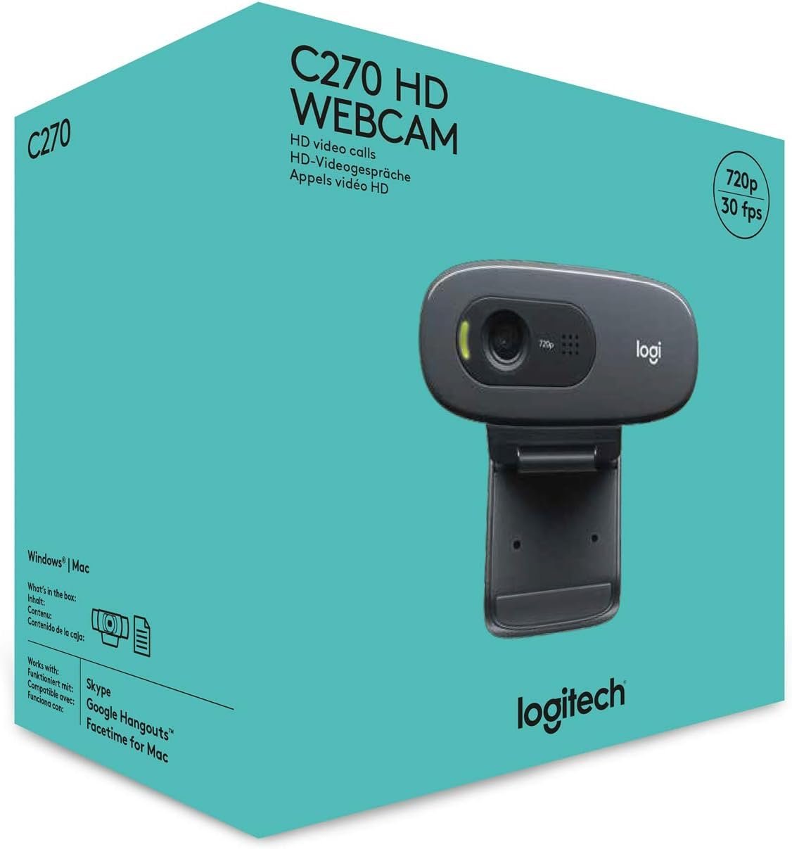 Logitech C270 HD Web Camera - Image 2