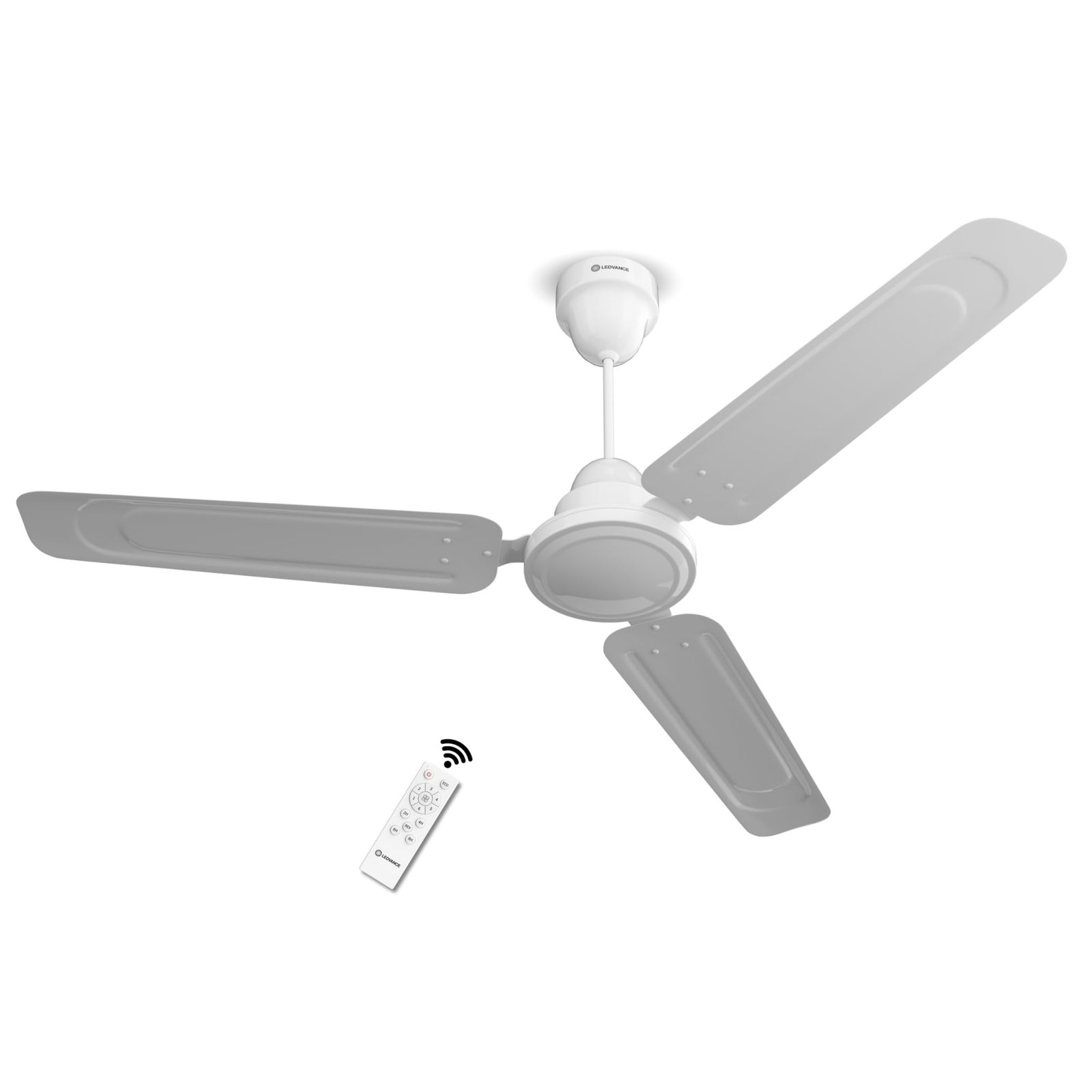 LEDVANCE Aero Master Neo 1200mm Ceiling Fan for Living Room | BLDC Fan | BEE Star Rated Energy Efficient Fan | 2X Runtime on Inverter | High Air Delivery | Operates Silently | 3 Year Warranty (White)