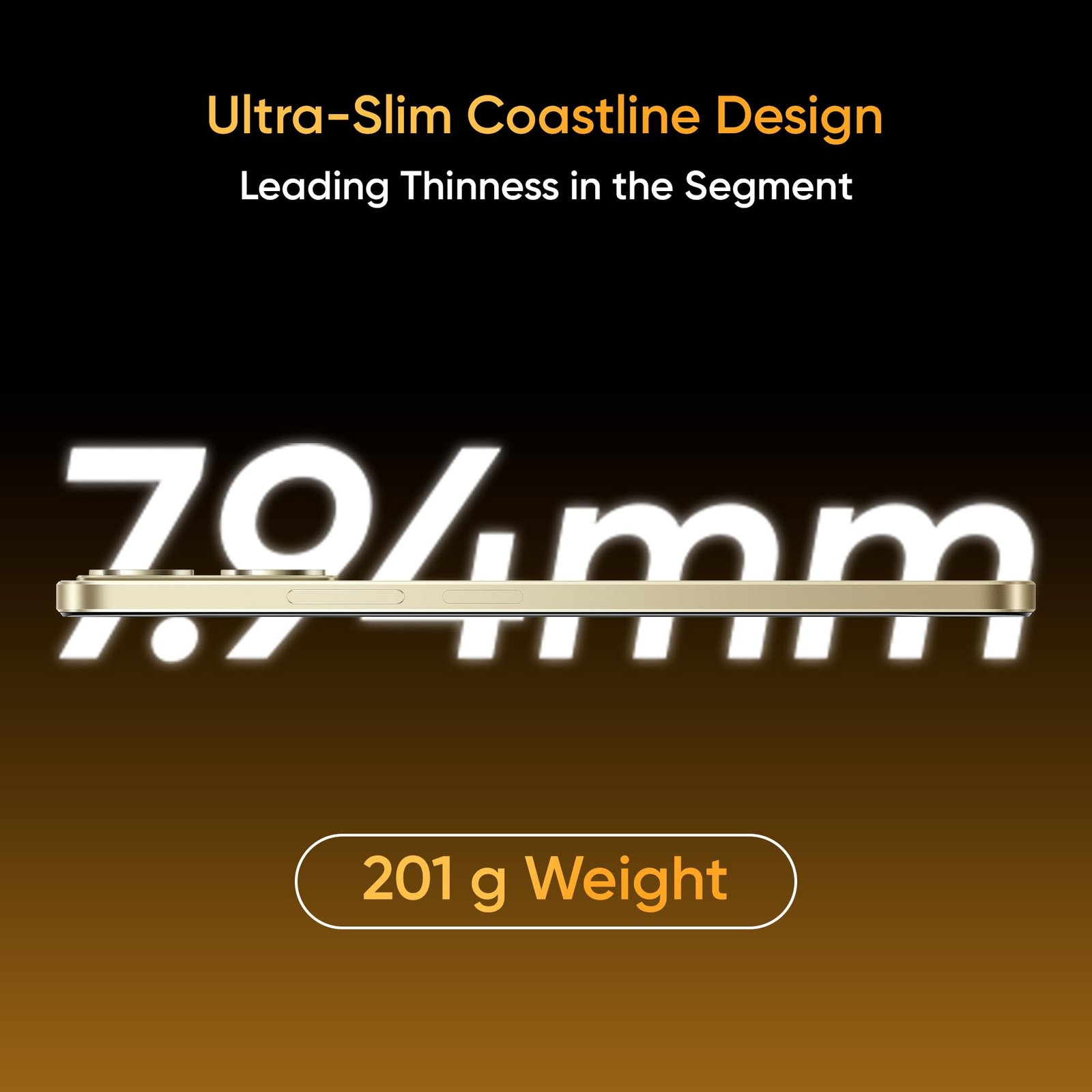 realme NARZO 80 Lite 4G (Beach Gold, 4GB+64GB) | 6300mAh Segment's Biggest Battery | 7.94mm Slim Design | 300% Ultra Volume | Pulse Light: 9 Colors, 5 Glow Modes | Ai Assist - Image 14