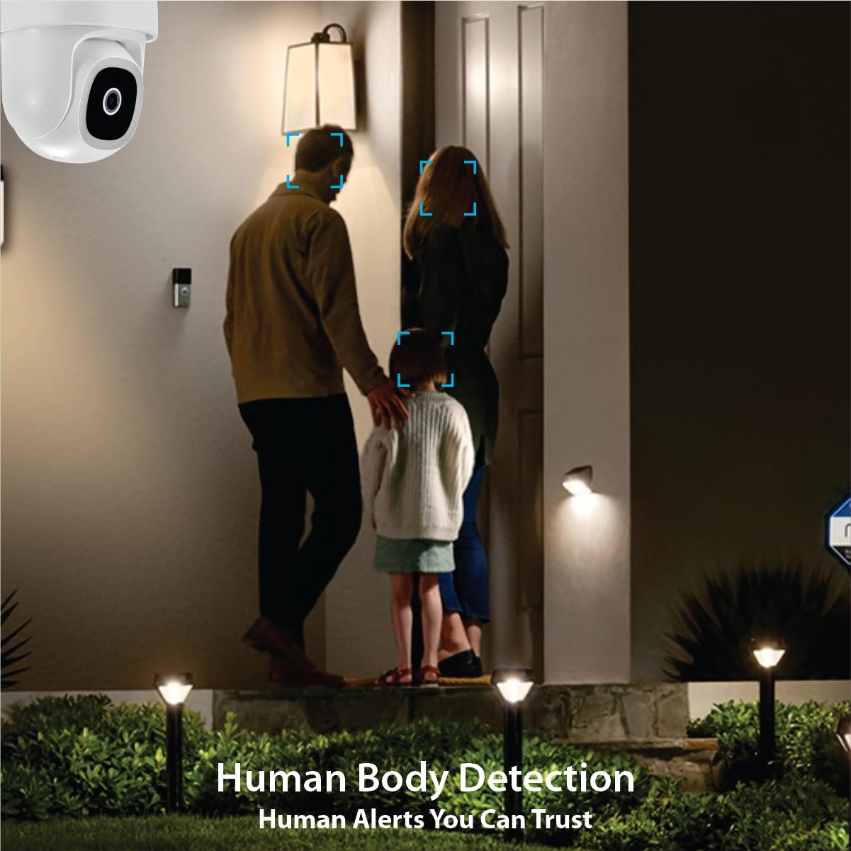 CP PLUS 4MP Outdoor Wi-Fi CCTV Camera | 360° Pan & Tilt | Full-Color Night Vision | Motion & Sound Detection | Human Detection | CTC Cyber Secure Tech | Alexa & OK Google | CP-Z45Q - Image 4
