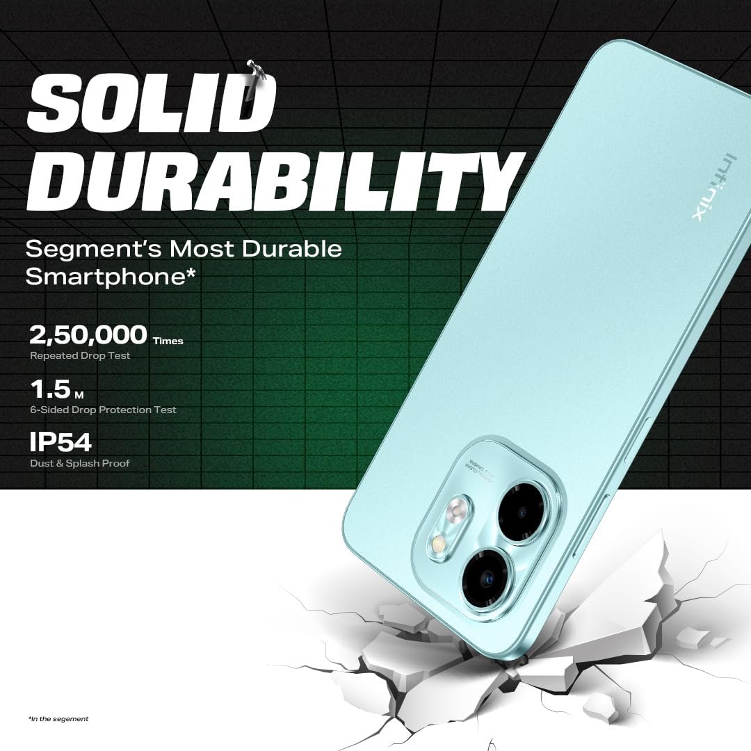 Infinix Smart 9 HD (Mint Green, 3GB RAM, 64GB Storage) | 250K+ Drop Tests | 90Hz Punch Hole Display | 5000mAh Battery - Image 9