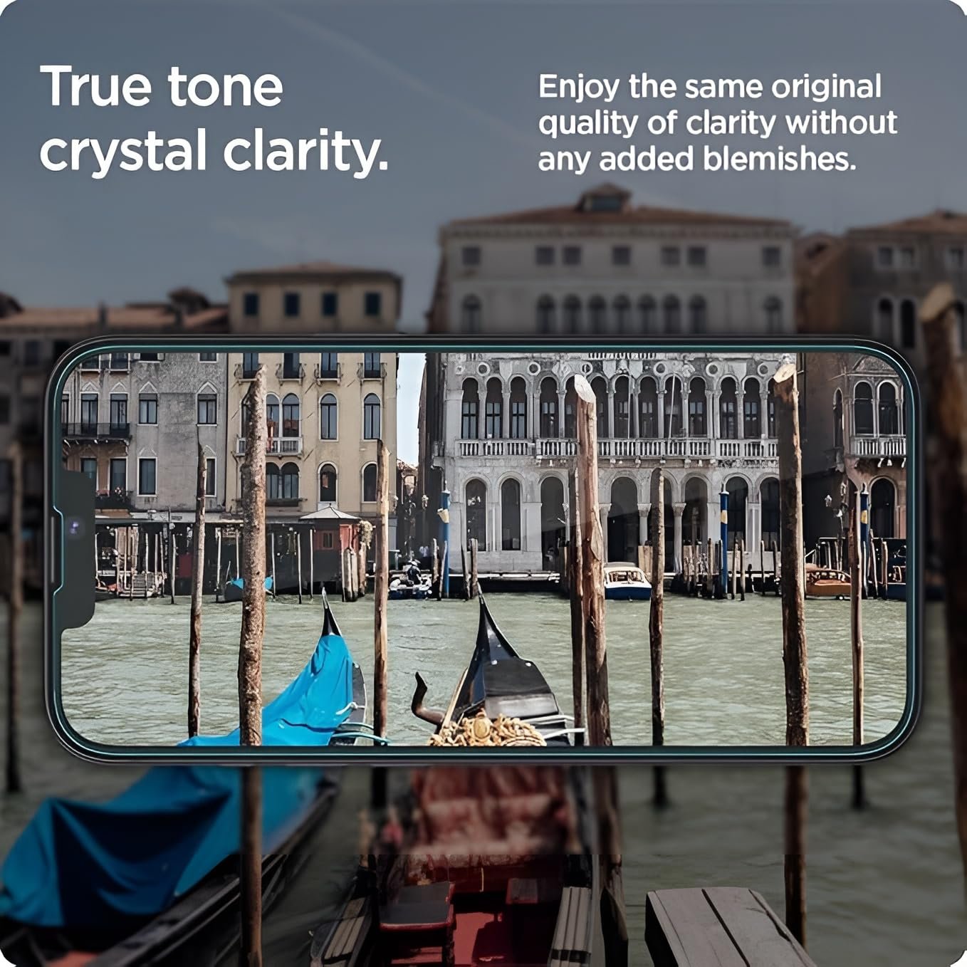 MARKTECH Tempered Glass Screen Protector Guard For Iphone 13/14/13 Pro Smartphone, 3 Pack Screen Guards With Easy Installation Frame - Image 3