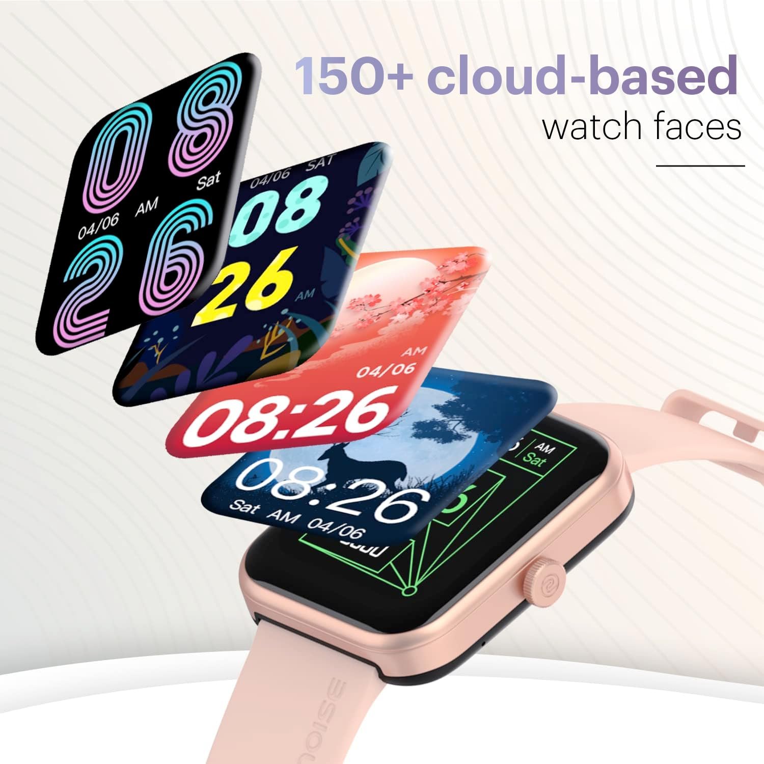 Noise Pulse 2 Max 1.85" Display, Bluetooth Calling Smart Watch, 10 Days Battery, 550 NITS Brightness, Smart DND, 100 Sports Modes, Smartwatch for Men and Women (Jet Black) - Image 4