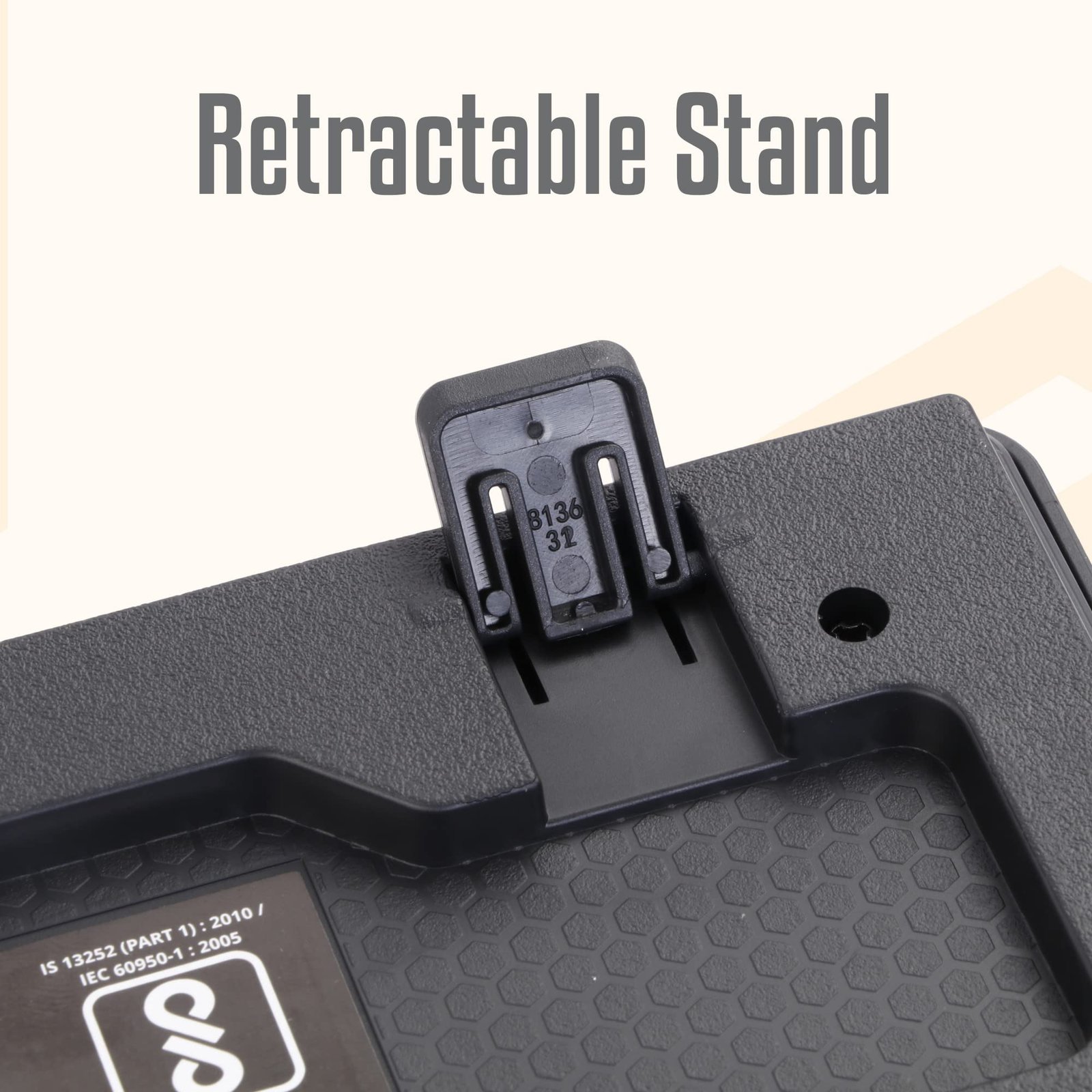 Zebronics K24 Wired USB Keyboard, 104 Keys, Long Life 8 Million Keystrokes, Silent & Comfortable Use, Slim Design, Retractable Stand, 1.5 Meter Textured Cable, UV Coated keycaps - Image 3