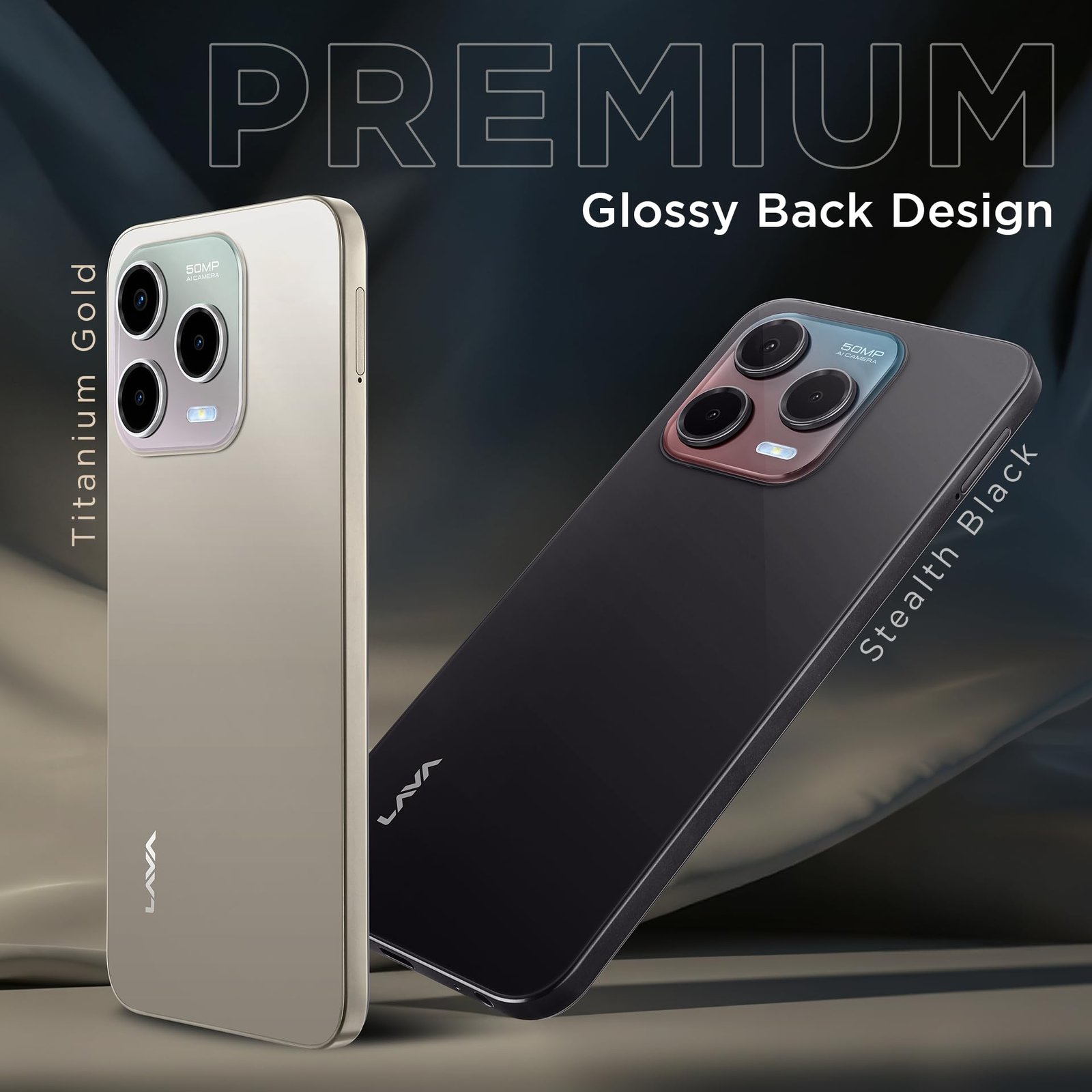 Lava Bold N1 Pro (Titanium Gold, 4 GB RAM, 128 GB Storage)| Bigger 6.67" HD+ IP54 Display | 120 Hz Refresh Rate | 50 MP AI Triple Rear Camera | 8 MP Front Camera| 5000 mAh Battery | Charger in Box - Image 4