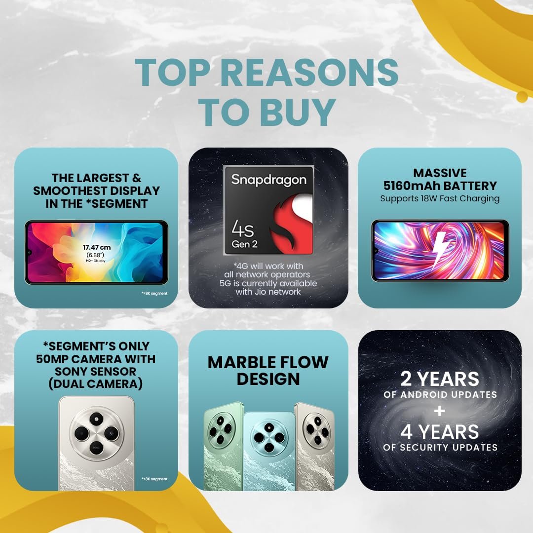 POCO C75 5G, Aqua Bliss (4GB, 64GB) - Image 8