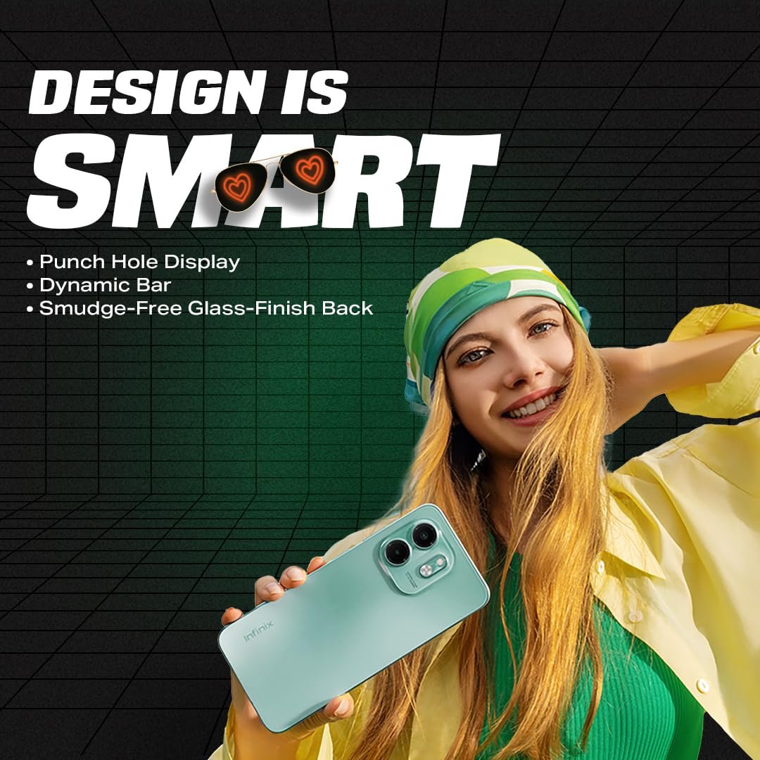Infinix Smart 9 HD (Mint Green, 3GB RAM, 64GB Storage) | 250K+ Drop Tests | 90Hz Punch Hole Display | 5000mAh Battery - Image 11
