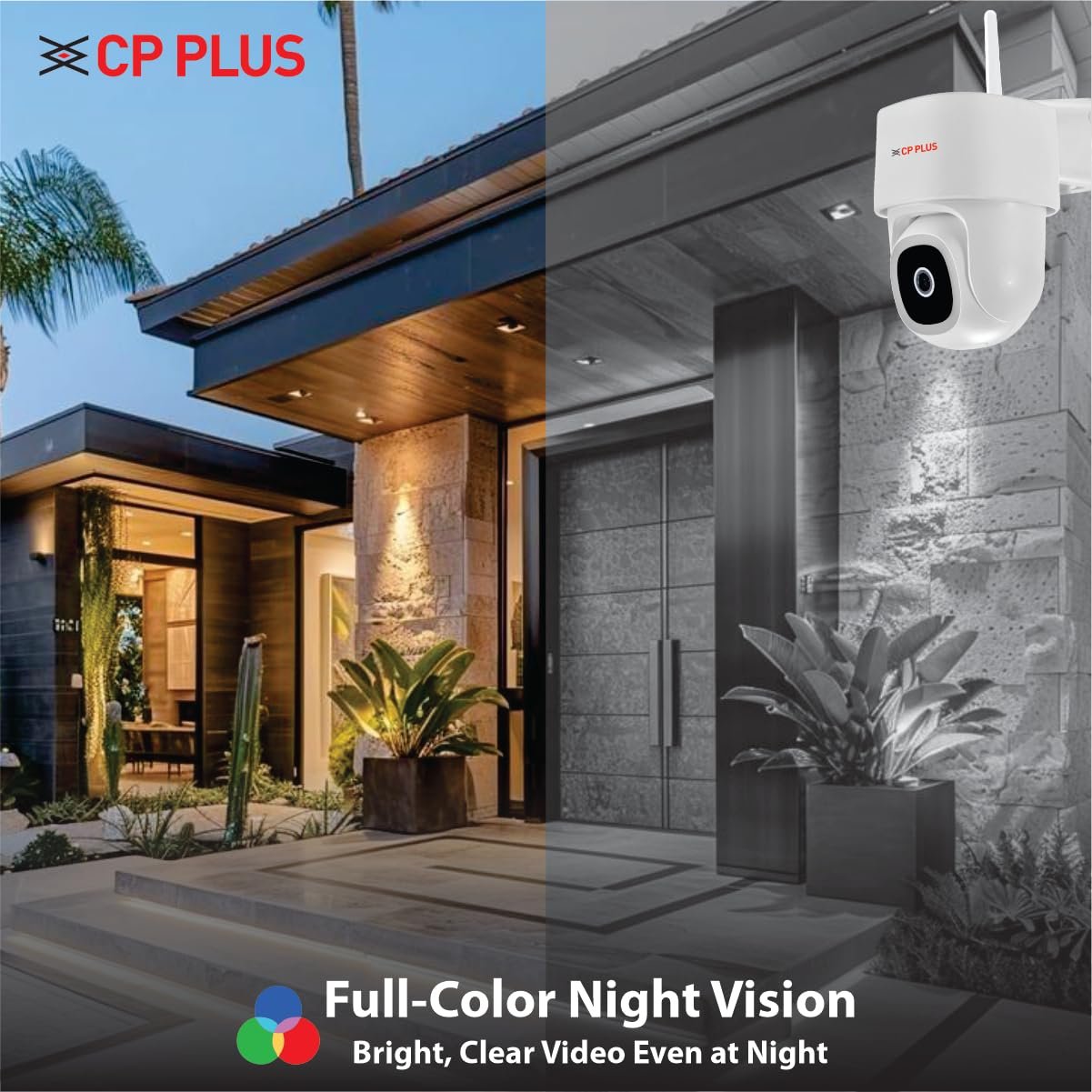 CP PLUS 4MP Outdoor Wi-Fi CCTV Camera | 360° Pan & Tilt | Full-Color Night Vision | Motion & Sound Detection | Human Detection | CTC Cyber Secure Tech | Alexa & OK Google | CP-Z45Q - Image 9