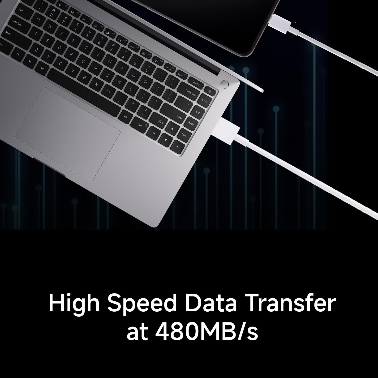 MI Xiaomi 22.5W Fast Charger with USB-C Cable, Quick Charge 3.0 Power Adapter Compatible with Redmi Note Series, Poco, Mi, Any Type C Devices - with Power Delivery (White) - Image 3