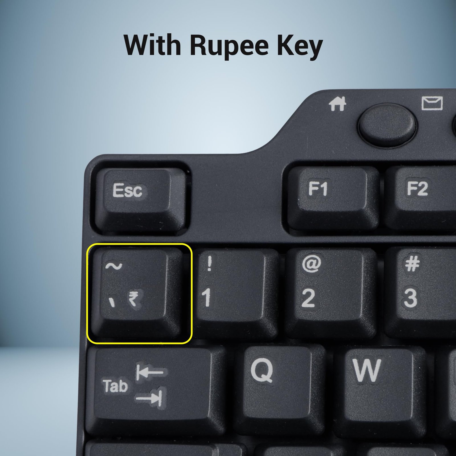 ZEBRONICS ZEB-KM2100 Multimedia USB Keyboard Comes with 114 Keys Including 12 Dedicated Multimedia Keys & with Rupee Key - Image 7