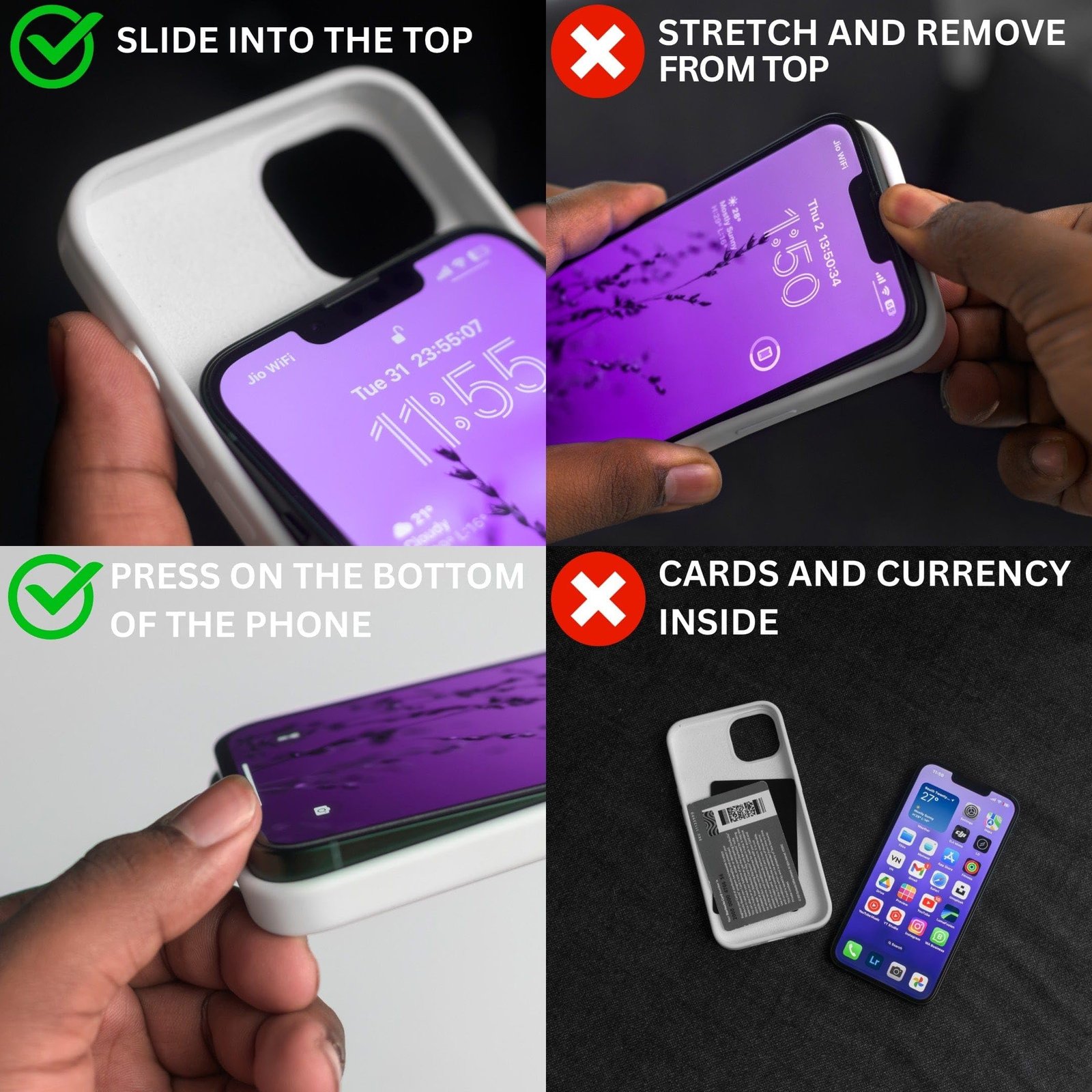 SPRIG Compatible with Samsung Galaxy Z Fold 6 Premium SilkTone Back Cover Drop Tested Shock Proof Mobile Case for Men, Women, Boys and Girls with Camera Protection (White) - Image 4