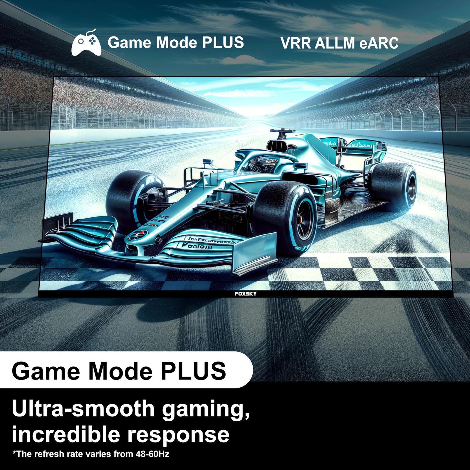 Foxsky 80 cm (32 inches) HD Ready Smart LED TV 32FS-VS (Black) - Image 11