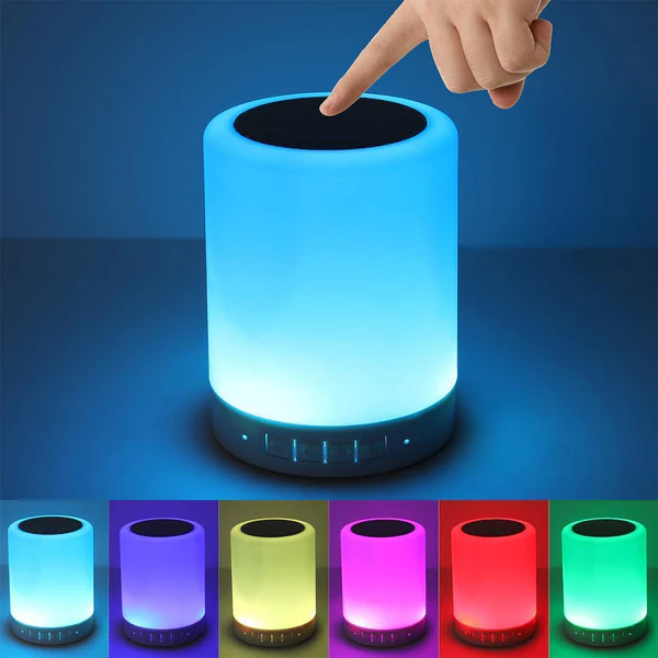Wireless Night Light LED Touch Lamp Speaker Bluetooth speaker - Image 3