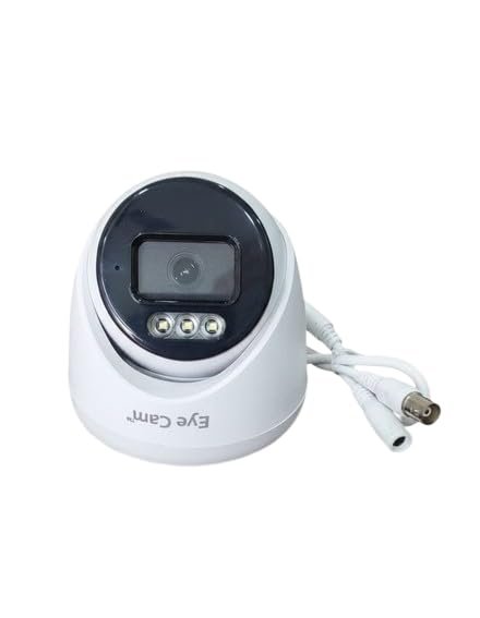 3MP Fisheye Security Camera with 3.6mm Fixed Lens | 360° Panoramic WiFi Indoor CCTV Camera | Night Vision | Motion Detection | Smart Surveillance Camera for Home, Office, Shop