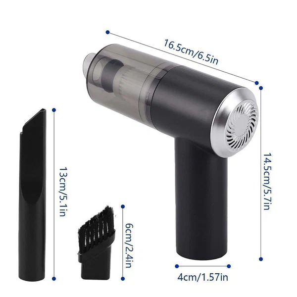 3 in 1 Mini Car Vacuum – Wireless, Rechargeable, Blower & Dust Cleaner for Car & Home - Image 4
