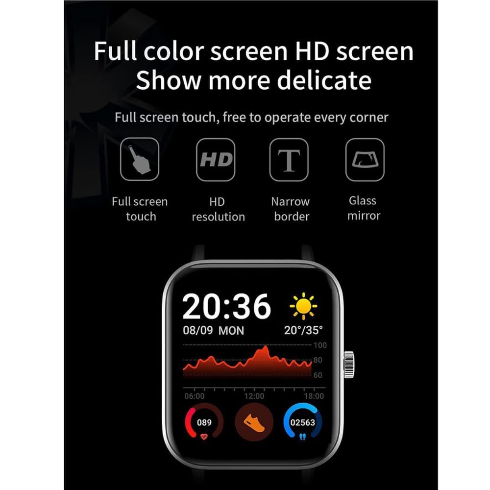 𝟏𝟓 𝐘𝐞𝐚𝐫𝐬 𝐆𝐮𝐚𝐫𝐚𝐧𝐭𝐞𝐞 Bluetooth smart Watch with Heart Rate Fitness Tracker Sports Watch for Men with dial Call Feature Music Control Step Tracking, Everyday Activity Monitoring - Image 2