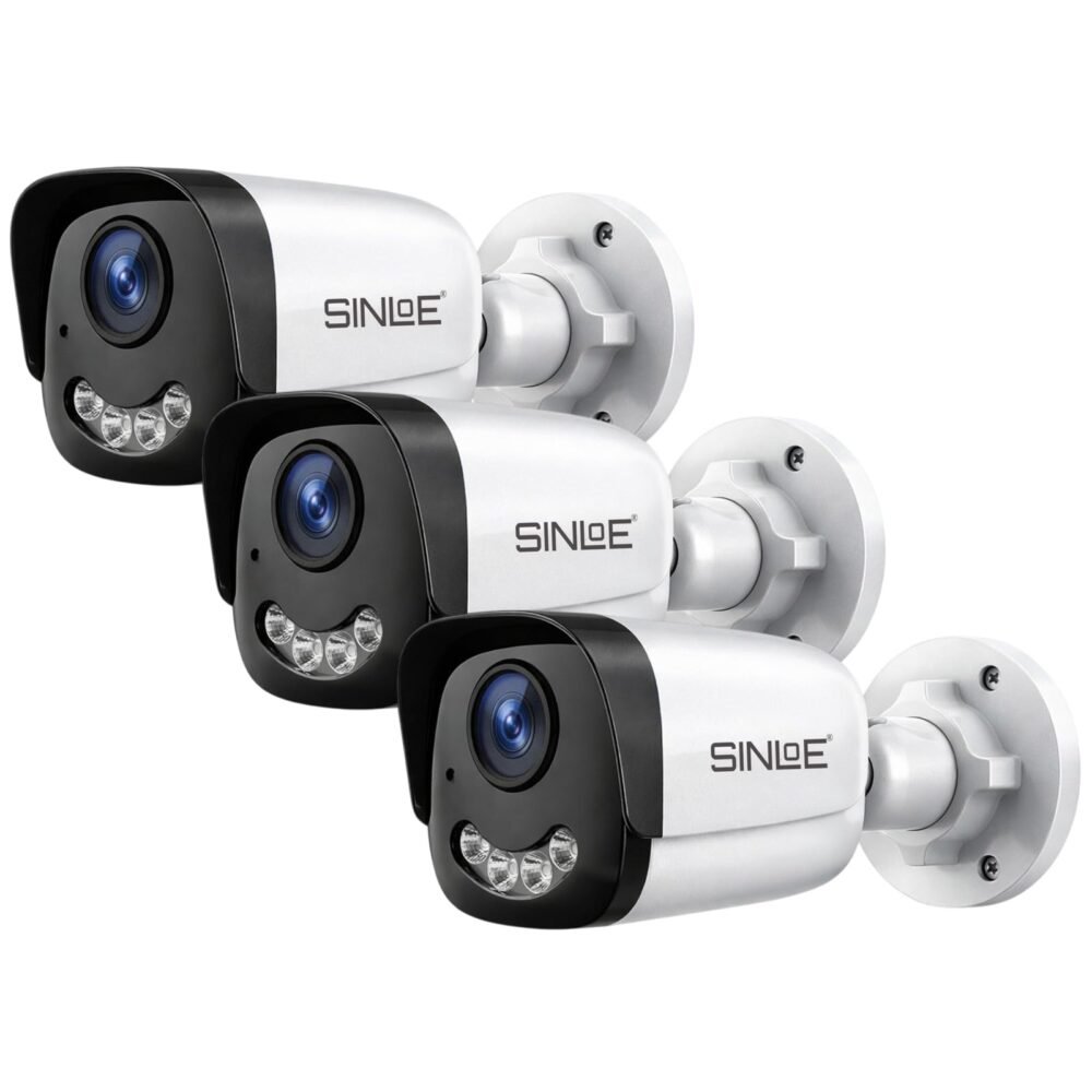 2 MP 1080p Day/Night Color Vision Bullet CCTV Camera Compatible With All 2MP Supporting Dvrs(Pack Of 3)