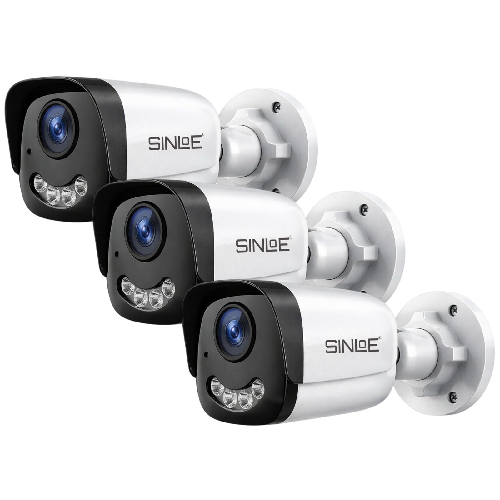 2 MP 1080p Day/Night Color Vision Bullet CCTV Camera Compatible With All 2MP Supporting Dvrs(Pack Of 3)