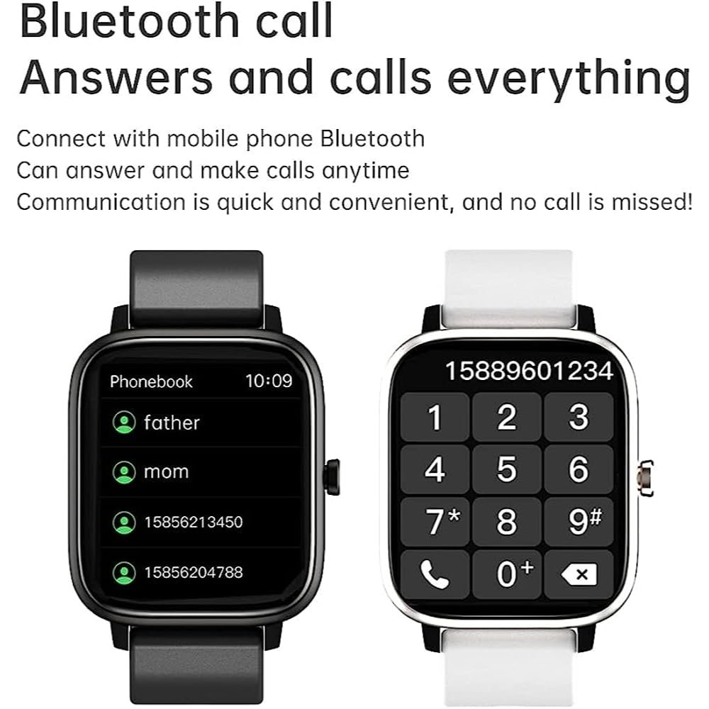 𝟏𝟓 𝐘𝐞𝐚𝐫𝐬 𝐆𝐮𝐚𝐫𝐚𝐧𝐭𝐞𝐞 Bluetooth smart Watch with Heart Rate Fitness Tracker Sports Watch for Men with dial Call Feature Music Control Step Tracking, Everyday Activity Monitoring - Image 8