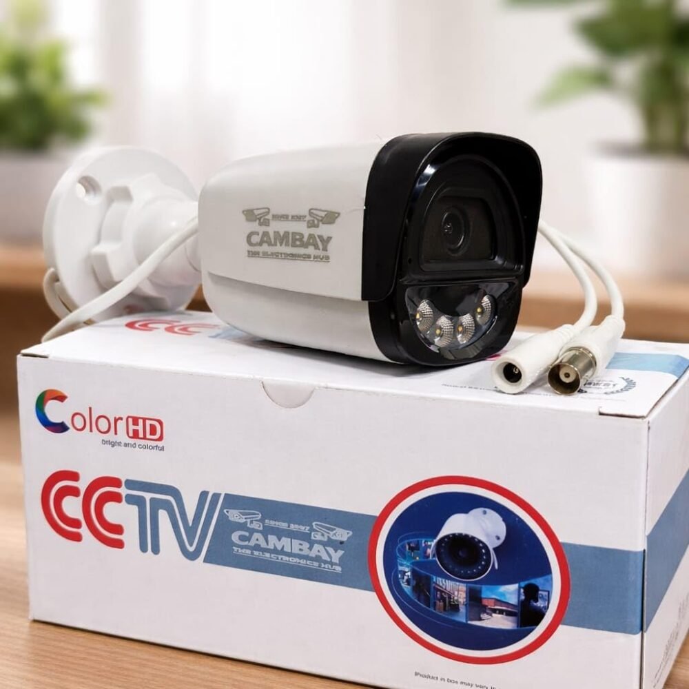 HD Colour CCTV Security Camera 1080P Full HD | Night Vision | Weatherproof Outdoor/Indoor Surveillance Camera | Wide Angle Lens | Motion Detection | Compatible with DVR System