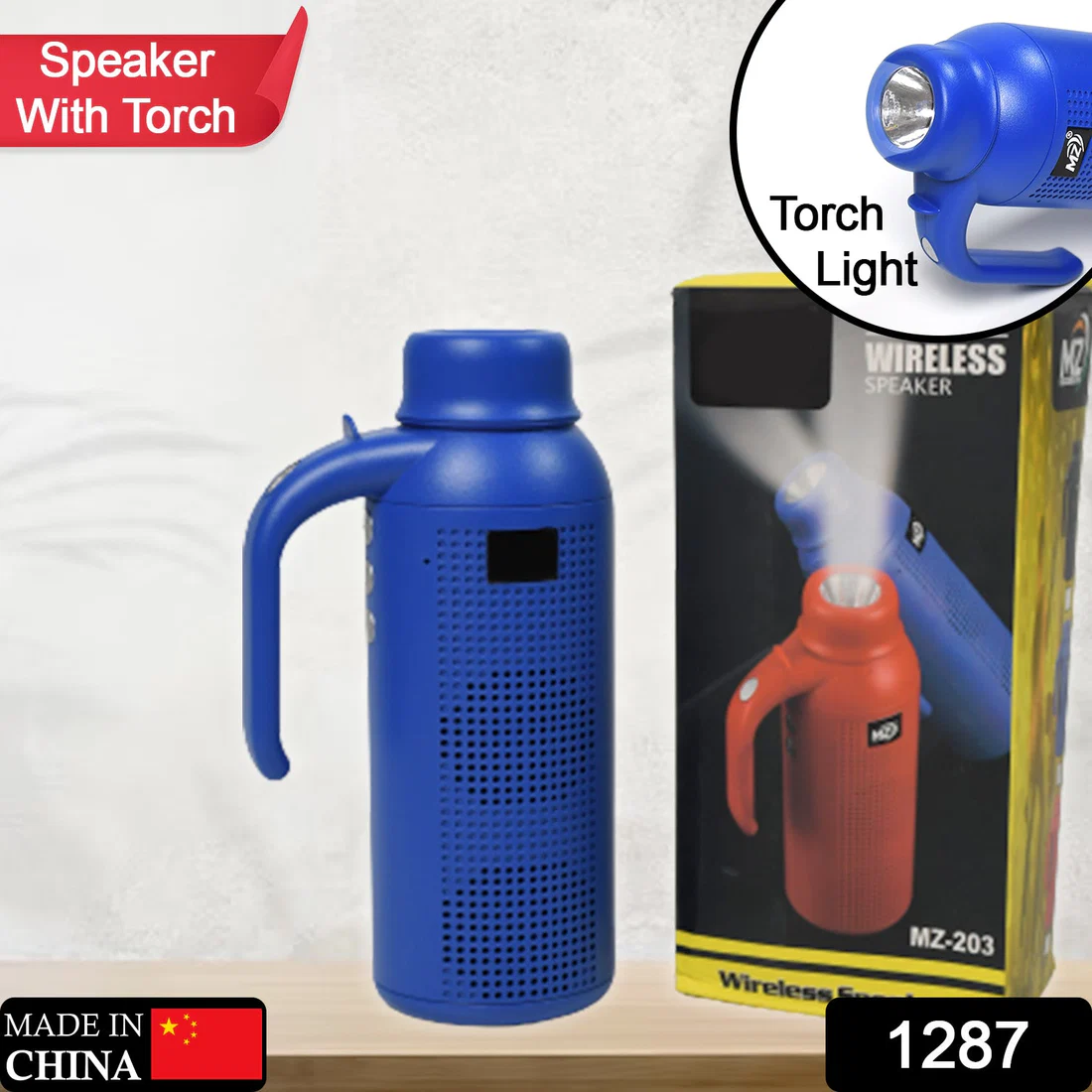 Smart Bluetooth Speaker with Torch & Night Flashlight - Image 2